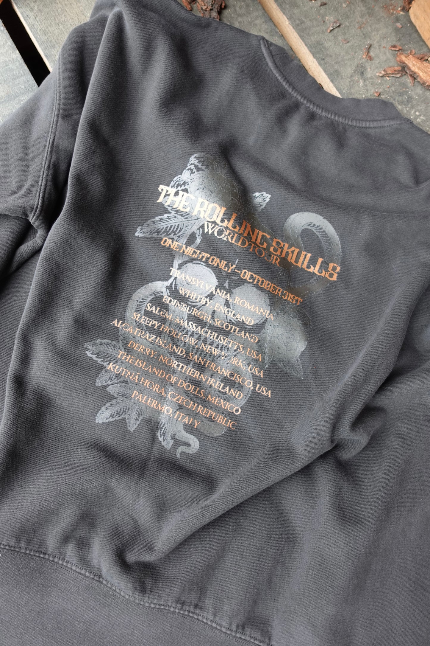 NEW! The Rolling Skulls Crewneck