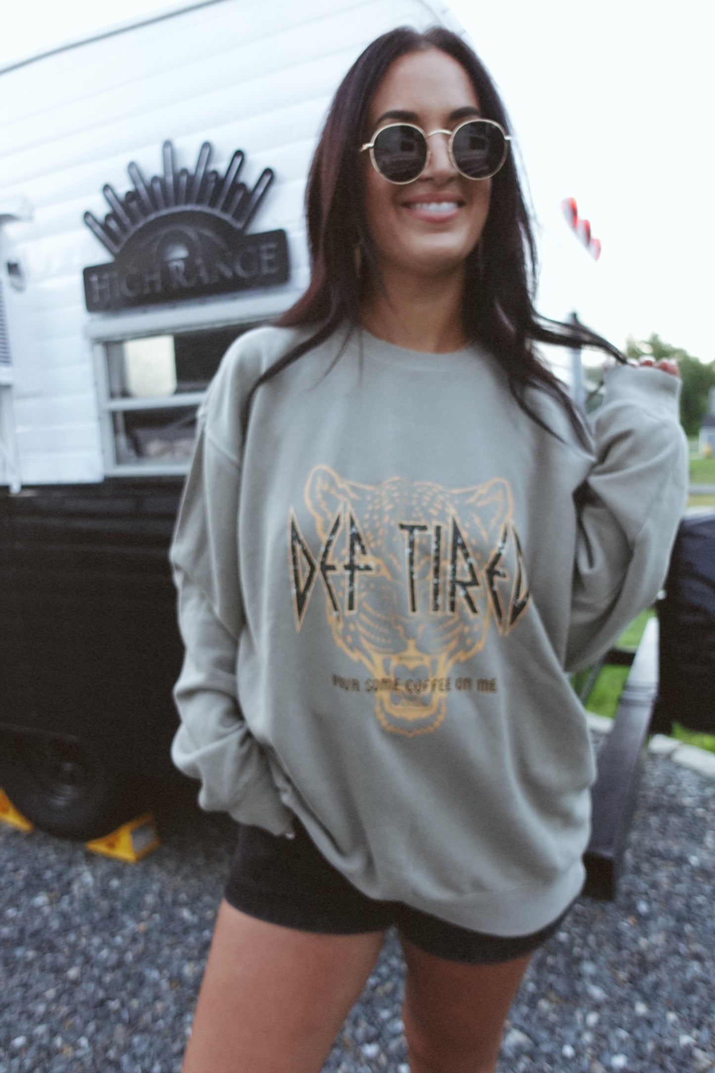 NEW! Def Tired Crewneck Sweatshirt