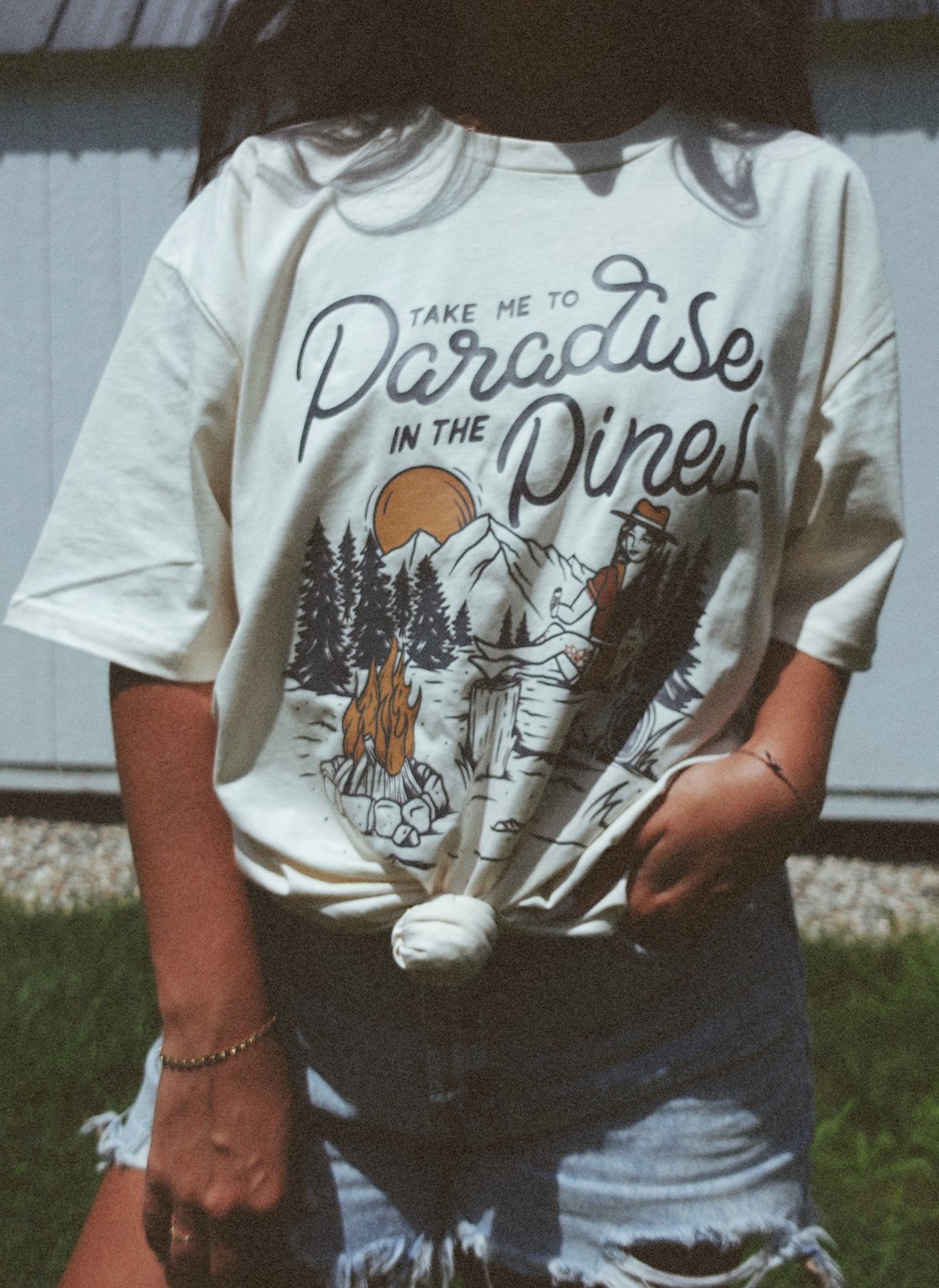 Paradise in the Pines Oversized Tee