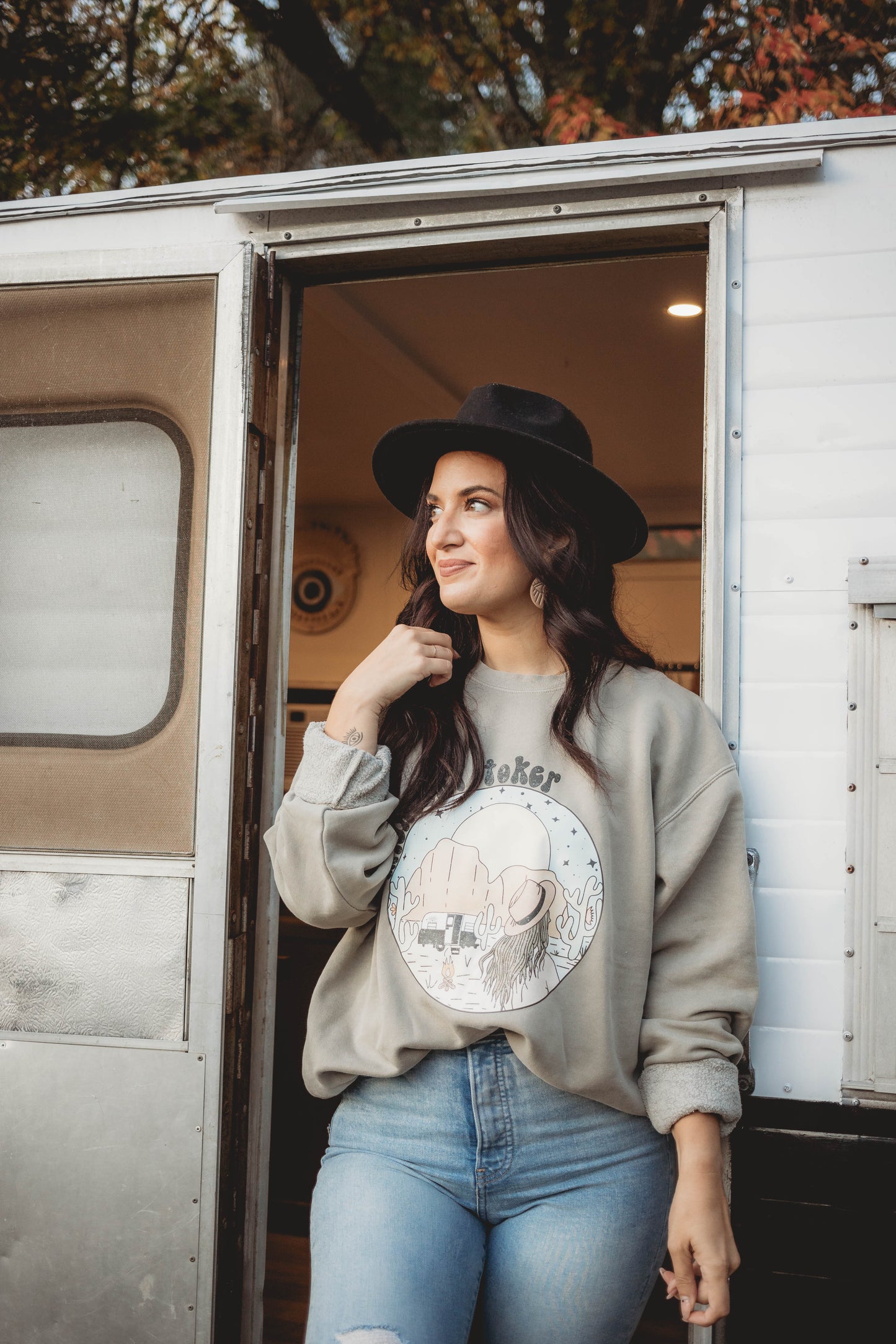 She's a Midnight Toker Crewneck