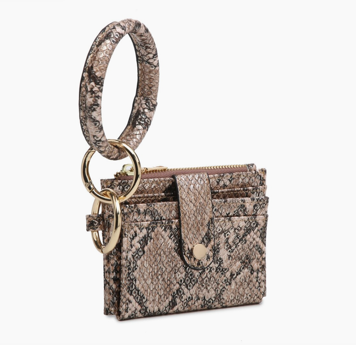 Mini Snap Wallet w/ Wristlet