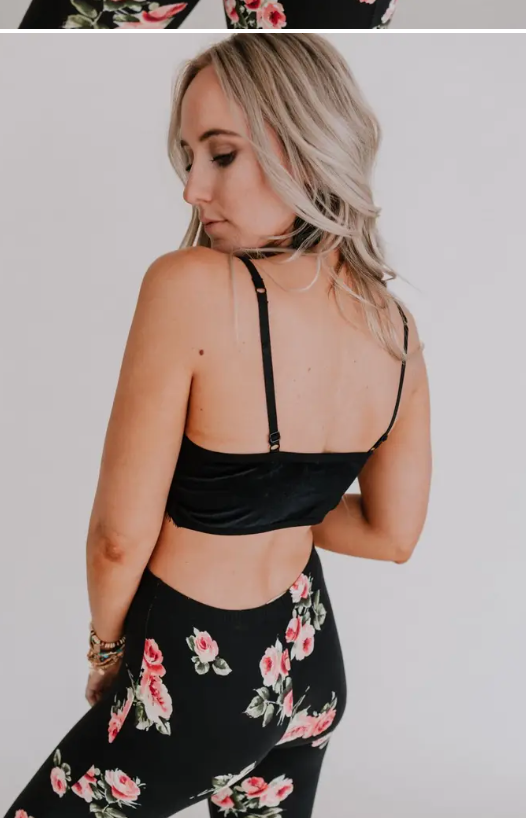 Velvet & Lace Bralette