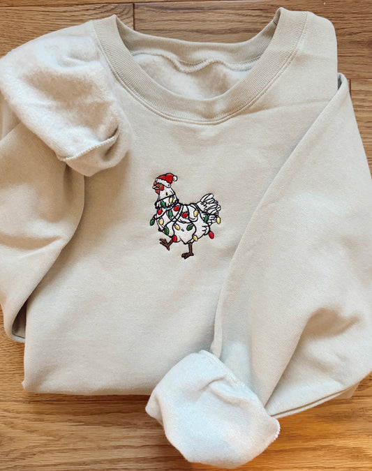 Christmas Chicken Crewneck