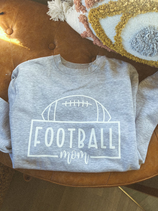 NEW! Football Mom Crewneck Sweatshirt