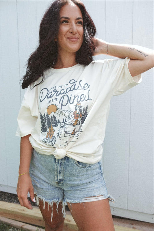 Paradise in the Pines Oversized Tee